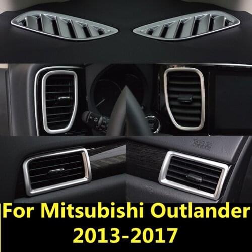 For Mitsubishi Outlander 2013-2017 Car styling Car dashboard outlet box special modified Plastic decorative frame