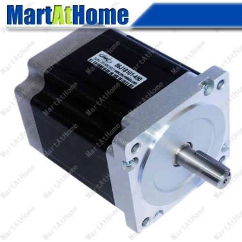 ARGEDO 2-Phase NEMA34 Hybrid CNC Stepper Motor 6Nm 5A 4-Leads Shalt Dia. 12.7mm for CNC Router, 3D Printer, Laser Router SM671