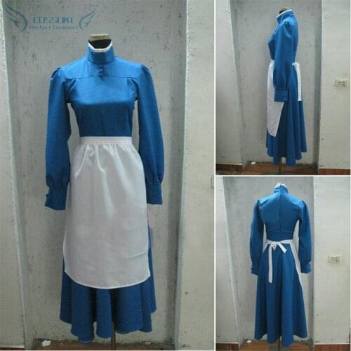 Howls Moving Castle Sophie Dress Cosplay Costume , Perfect Custom For You