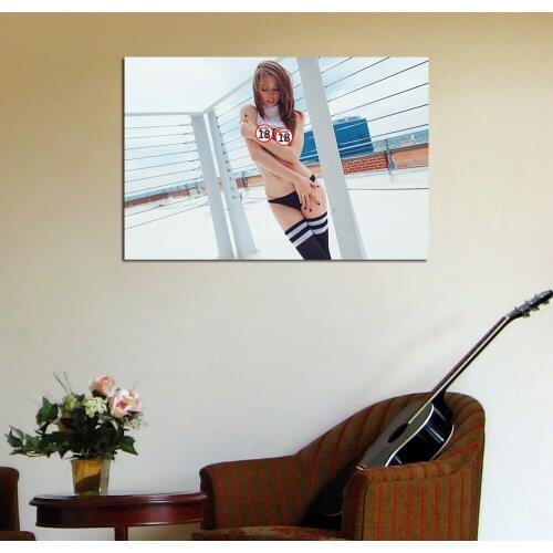 Sexy Long Stocking Girl Beautiful Model Picture Wall Art Poster Print For Living Room Canvas Painting For Home Decor