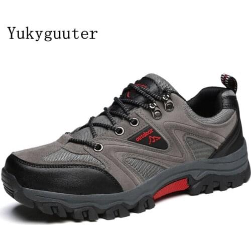 Men Hiking Shoes Outdoor Walking Jogging Trekking Boots Mountain Climbing Travel Sport Shoes Male Breathable Sneakers Athletic