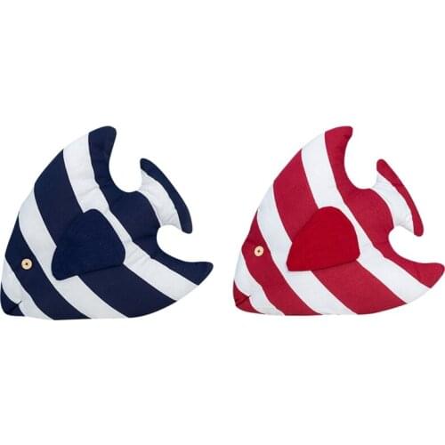 New Creative Home Cushion Mediterranean Style Creative Fish-Shaped Cushion Pillow Ocean Sofa Couch Bedroom Toy Cushion