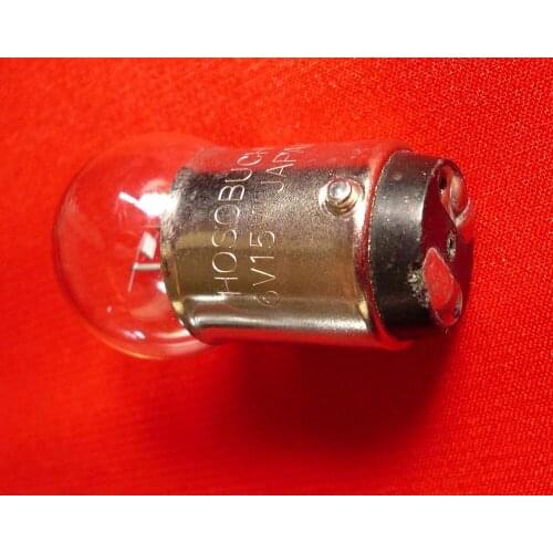 Hot Sale New Arrival Transparent Tungsten Halogen Lamp Lampara Piloto Hosobuchi Scleroid Light Bulb 6v15w