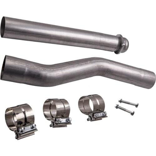 New Exhaust Tube Pipes 6.0 KIT w/ Clamps For Ford Powerstroke F250 F350 6.0L 03-07