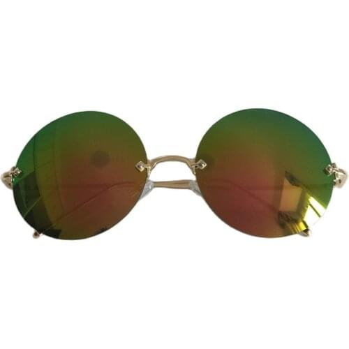 2021 Brand Designer Sunglasses Fashion Sun Glasses Color Film Eyeglasses Anti-UV Spectacles Rimless Eyewear