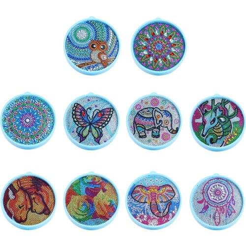 LED Night Light, DIY 5D Full Drill Diamond Painting Pattern Nightlight