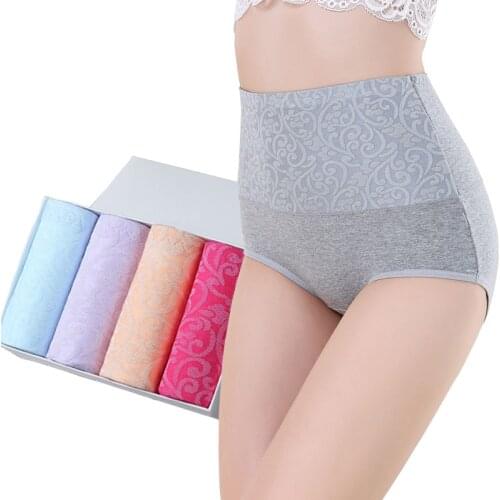 Panties For Women Cotton Underwear Briefs Ladies Panty Sexy Lingerie Underwear Female Underpants high waist plus size 3XL 4XL