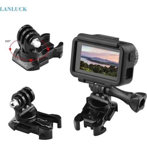 Bicycle Handle Bar Clamp Mount Clip Camera Holder With 1/4" Tripod Adapter for DJI Osmo Action GoPro Hero 5 6 7 8 Accessories
