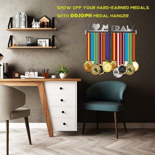 Stainless steel medal hanger Medal display rack for running,swimming,gymnastics,dancing sports