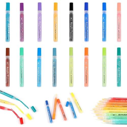 1 Pcs 36 Colors Gold Silver Acrylic Marker Pen Epoxy Resin Drawing DIY Art Painting Graffiti Water-based Pen Drawing Pen For DIY