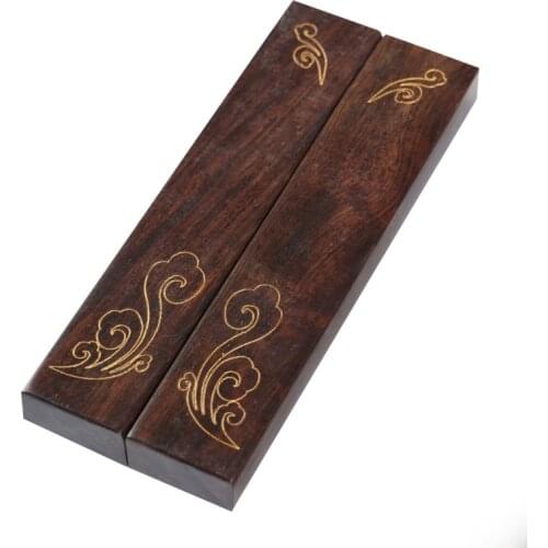 2pcs/lot Chinese Black Catalpa Paperweights 18/25cm Painting Paperweights Wooden Pisa Papeles Beginner Sculpture Paper Weight