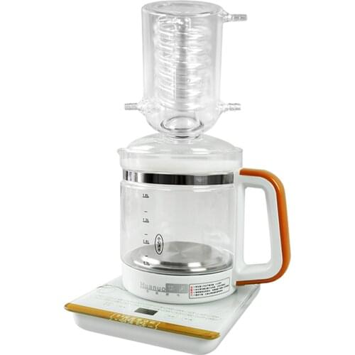 220V Glass distiller, essential oil extraction pure dew multi-function distiller distilled water brewing wine induction cooker