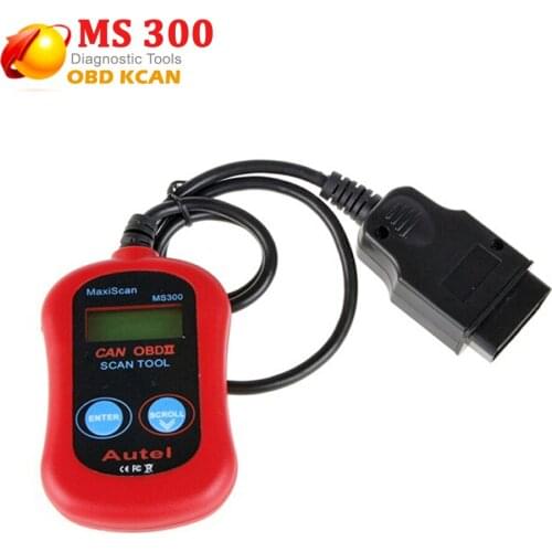 5PCS/lot Best Quality MS300 OBD2 OBDII EOBD Scanner Car Code Reader Data Tester Scan Diagnostic Tool DHL free shipping
