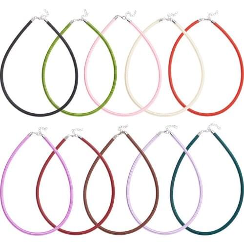 50 Strands 5mm wide Silk Cord Necklace Jewelry Making DIY Necklace Material Wholesale Mixed Color, 17"