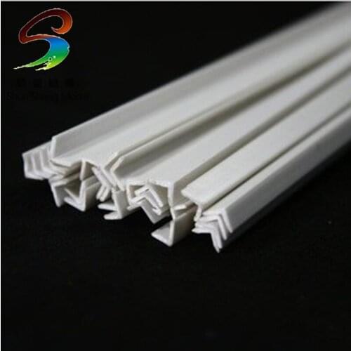 50pcs 2.0*2.0*500mm square stick ABS Plastic pipe B01-002
