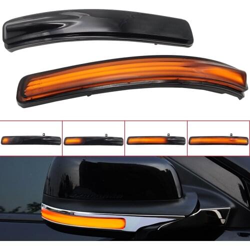 For Ford Explorer 2011-2019 Side Dynamic Turn Signal Lights LED Mirror Indicator Blinker Sequential Lamps