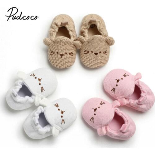 Pudcoco 2019 Toddler Girl snow Boots Shoes Newborn Baby Autumn Winter cotton Warm Soft Sole Plush Prewalker