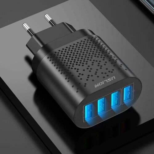 Quick Charge 3.0 48W QC 3.0 Fast Charger USB Portable Charging Mobile Phone Chargers For IPhone Samsung US EU Plugs 4-Port USB