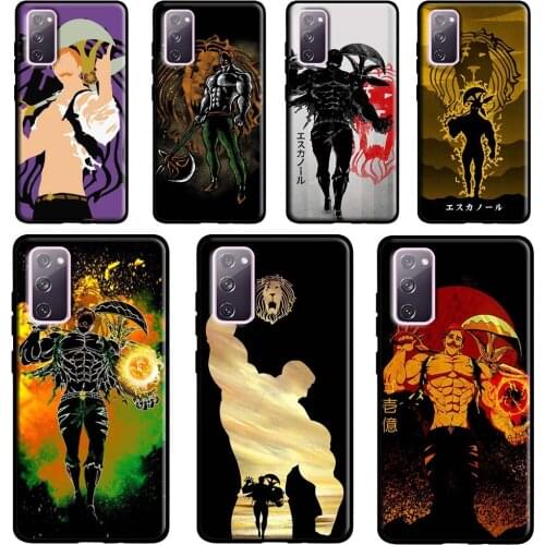 Escanor The Seven Deadly Sins Case For Samsung Galaxy S20 FE S21 Ultra Note 20 Note 9 10 S10e S8 S9 S10 Plus Phone Cover