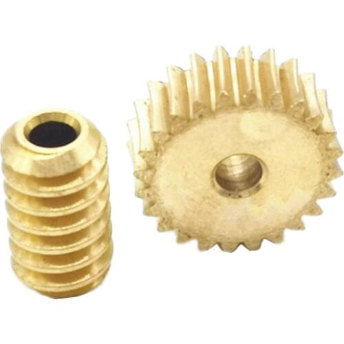3D printer turbine worm gear 0.5M 24T 3mm driver Mesh accessories Fittings Gear 0.5m 1z