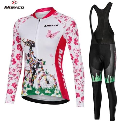 Mieyco Cycling Jersey Set Women Cycling Suit Outdoor MTB Bike Clothing Racing Bicycle Clothes Ropa Ciclismo Bike Wear Cycle Set