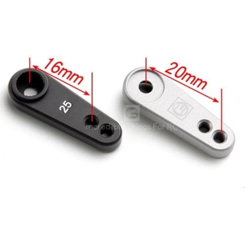 GRC 25T TRX4 SCX10 D90 7075 aluminum metal Rudder arm Servo Arm Simulation decoration RC Racing Spare Parts Accessories