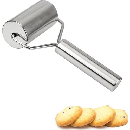 NICEYARD Cookies Biscuit Baking Tool T Shape Stainless Steel Rolling Pin Dumpling Pizza Dough Pastry Roller Bakeware Accessories