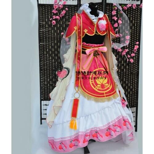 LoveLive Nishikino Maki Seven Lucky Gods Cosplay Costume Uniform Custom Made Ancient Dress Free Shipping D