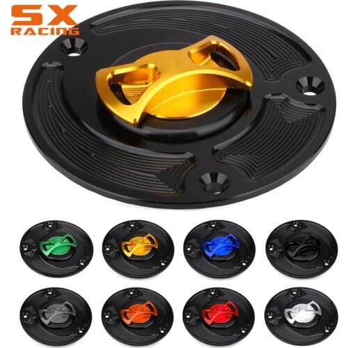 Motorcycle Gas Cap Oil Fuel Tank Cover For SUZUKI GSXR600 GSXR750 GSXR1000 GSXR1300 Hayabusa Gladius SV650 SV1000 GSF650F Bandit