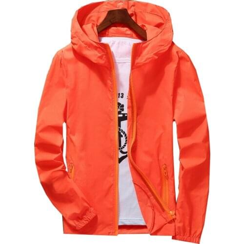 Summer Hooded Sun UV Protection Jacket Unisex Plus Size Skin Women Coat Fishing Sports Quick Dry Jackets Clothing Windbreaker