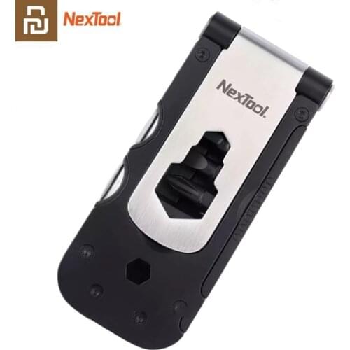 2020 Hot NexTool Multi-functional Bicycle Tool Mini Pocket Bike Toolbox Outdoor Wrench Repair Tool Magnetic Sleeve for xiaomi