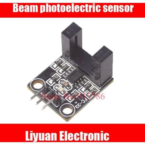 Beam photoelectric sensor Electric counter module motor count speed sensor module test module groove coupler module