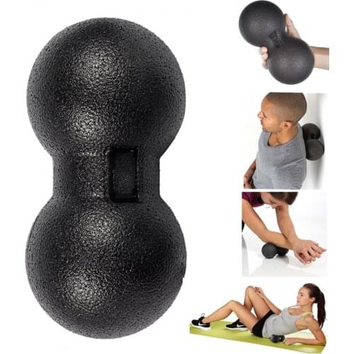 Peanut Shape Massage Ball Fascial Relaxation Stress Muscle Relieve High Density Lightweight Fitness Ball Trigger Point Massager