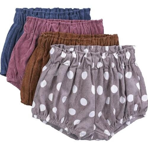 Fashion Boys Pants 2021 New Spring Summer Clothing Infant Girls Shorts Newborn Pants Corduroy Baby 0-4 Years Baby Bread Pants