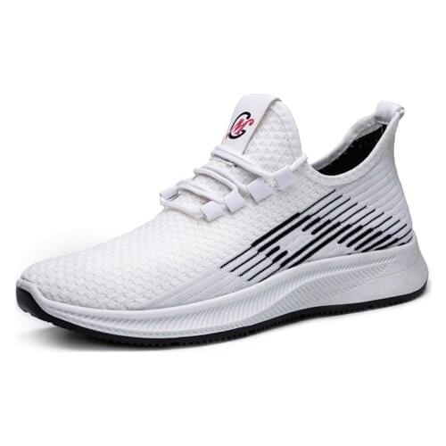 Mesh (Air Mesh) Breathable Sneakers Men Men Gym Tenis Sport Light Running Shoes Lightweight Black White Zapatos Deportivos