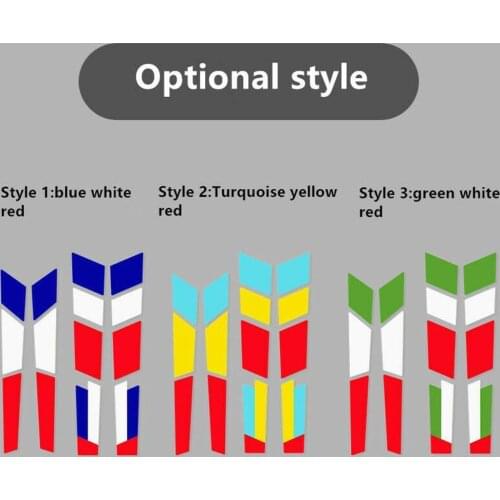 READU Stickers Bicycle Stickers MTB Road Bike Decals Stickers Fork Front Sticker Fork Color Three Decals Decorative Frame R T6E4