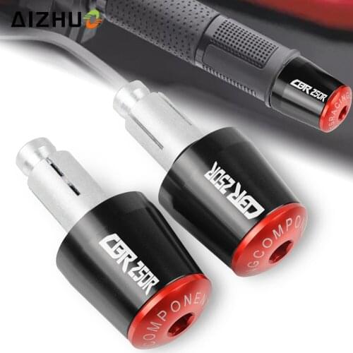 Motorcycle Handlebar End Grips Hand Cap Hand Bar End 7/8"22mm For HONDA CBR250R CBR 250 CBR250 R 2011-2013 2012 Hand Grips End