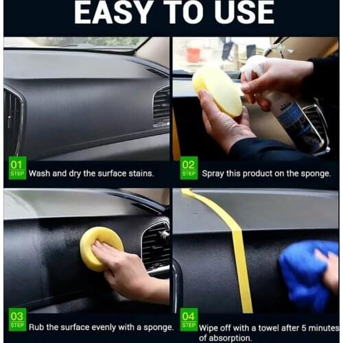 1pc 30/50/100ml Interior Plastic Plastic Parts Wax Retreading Agent Plastic Parts Wax Instrument Panel Retreading Agent coating