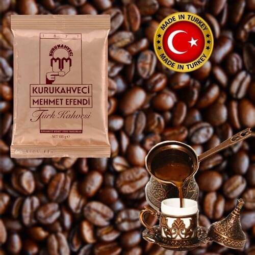 Turkish coffee traditional delicious 10 piece 100 gr made in turkey famous free shipping hot coffee
