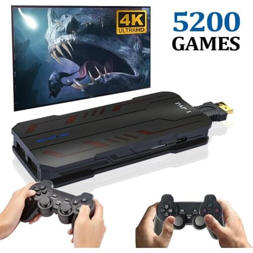 TV Game Stick Retro Video Game Console Arcade Double Wireless Controller Portable Game Player For PS1/GBA/MD 5200 Retro Games