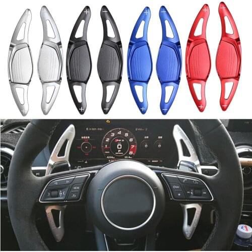 Paddle Shift For Audi R8 Spyder RS3 8V Sportback Limousine RS4 Avant RS5 B9 Coupe RSQ3 RSQ8 TTRS Car Steering Wheel Shifter DSG