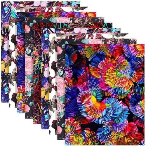 XFX HTV Cricut Vinyl 1 Sheet 25x30.5cm Beautiful Color TPU Heat Transfer Vinyl Heat Press Machine Flowers HTV DIY Cloth Cricut