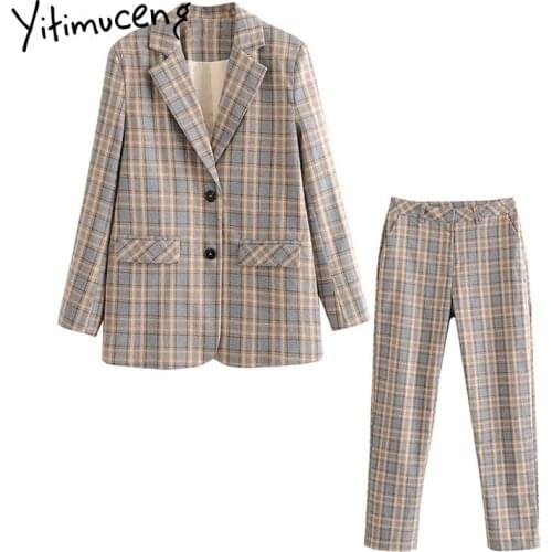 Женские брючные костюмы Yitimuceng China At AliExpress