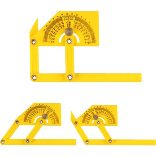 1PC Goniometer Angle Finder Miter Gauge Arm Measuring Ruler Tool Plastic Protractor Hand Tools