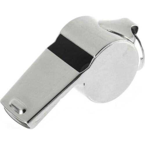 1pcs Rugby Party Training Metal Referee Sports Whistle School Soccer Football Loud Train Whistles Warning Tools Drop Shipping