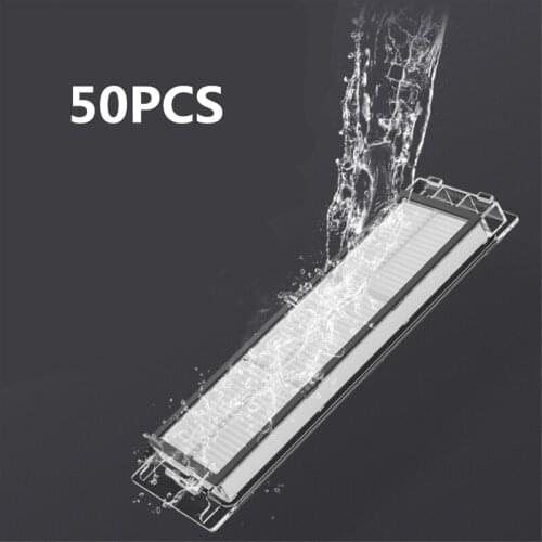 50PCS Washable Hepa Filter Air Filter for Roborock S5 S50 S6 S60 Robot Vacuum Cleaner Parts Kits Replacement Sweeping