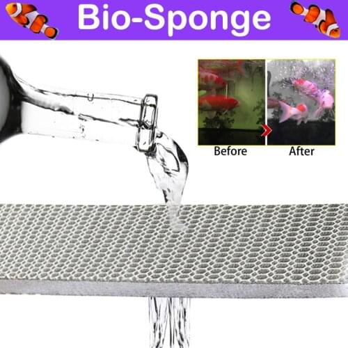 6 Layers Aquarium Filter Sponge No Glue Foam Biochemical Cotton 6D Fish Tank Filtration Aquarium Filter Accessories