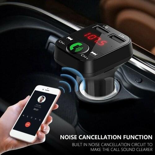 Car FM Transmitter Wireless Bluetooth Handsfree Kit 2 USB Charger MP3 Player Car Audio Accessories Car Stereo Accessories