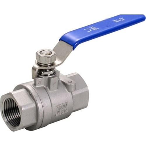 G2-1/2" DN65 Stainless Steel 304 Two-Piece Ball Valve Water Full Ports Oil Air