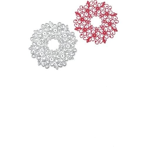 Julyarts Circle Lace Stencils For Card Making Mold For DIY Scrapbooking Decorative Embossing Handcraft Die Cutting Template